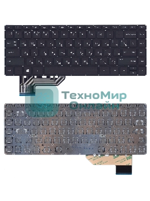 Клавиатура для ноутбука HP Envy 14-K черная с подсветкой