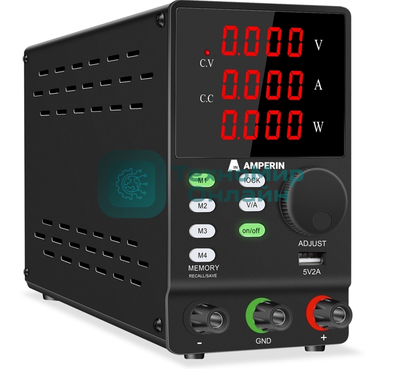 Лабораторный блок питания программируемый Amperin AI-MW3010 30V, 10A, 0,3 кВт