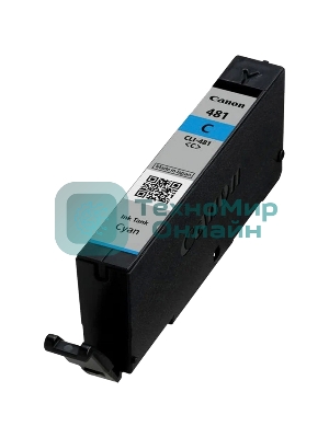 Картридж струйный Canon CLI-481 C 2098C001 голубой для Canon Pixma TS5140/6140/8140/8540