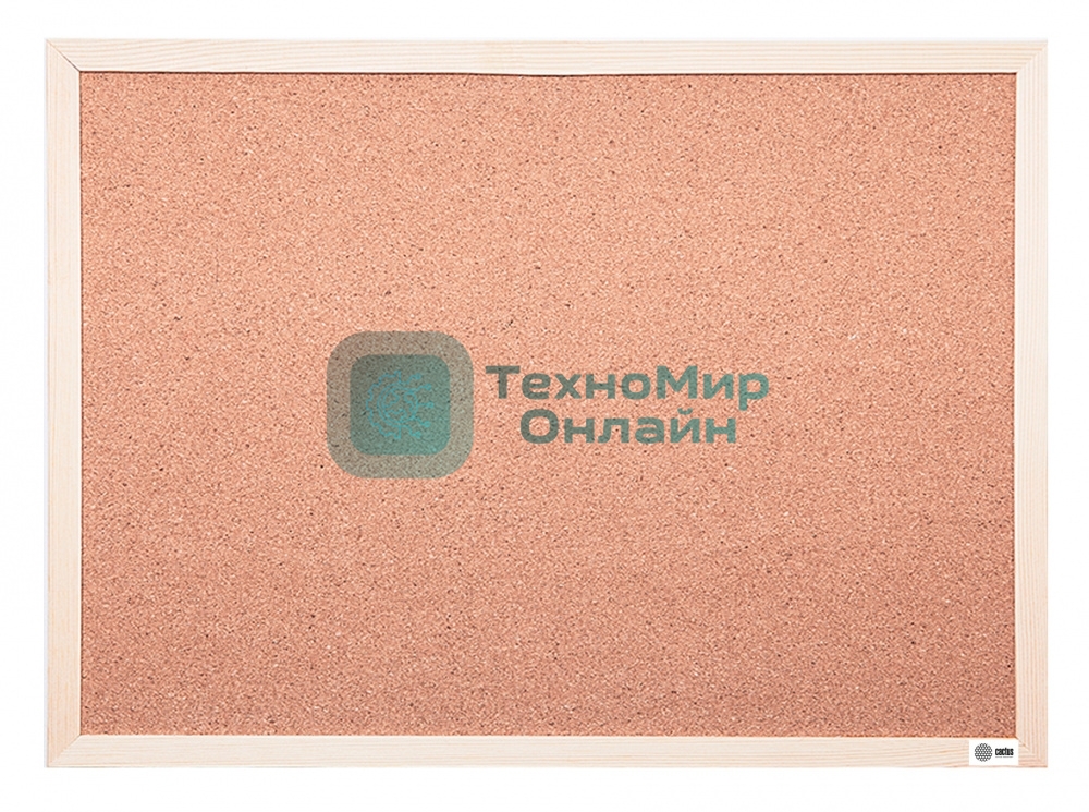 Демонстрационная доска Cactus CS-CWBD-45X60 пробка пробковая 45x60 см деревянная рама коричневый