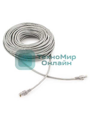 Патч-корд UTP Cablexpert cat.5e, 30м, литой, многожильный серый