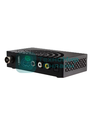 Приставка для цифрового ТВ Hyundai H-DVB440 черный, DVB-T2, DVB-T, DVB-C, HDMI, USB 2.0 x2