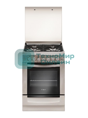 Плита комбинированная Gefest ПГЭ 6102-03 0027 серый, конфорок 4 шт, духовка 55 л, 60 см x 85 см x 60 см