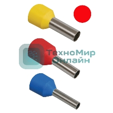 Наконечник-гильза Е1508 1.5 кв.мм красн. (уп. 20 шт) IEK UGN10-4-D15-03-08