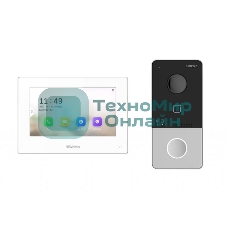 Комплект IP-видеодомофона HiWatch DS-D100IKWF(B)