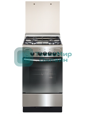 Плита газовая Gefest ПГ 3200-06 К62 серебристый, конфорок 4 шт, духовка 42 л, 50 см x 85 см x 57 см