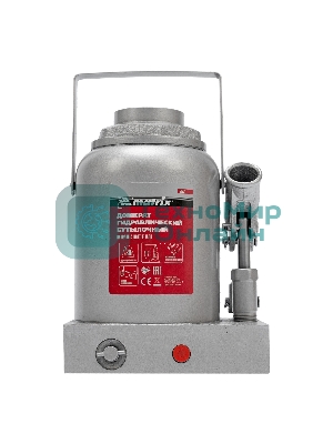 Домкрат гидравлический бутылочный Matrix, 30 т, h подъема 244–370 мм