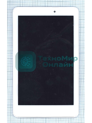 Модуль (матрица + тачскрин) для Acer Iconia Tab A1-850 белый с рамкой