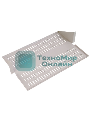 Полка для стойки перфорированная консольная 2U с центральным креплением, глубина 300 мм МС-30.2