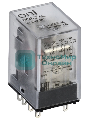Реле общего назначения OGR-2 4C 24В DC ONI OGR-2-4C-DC24V