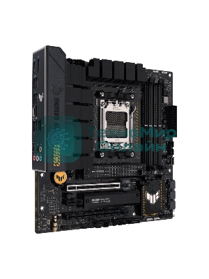 Материнская плата ASUS TUF GAMING B650M-PLUS, AM5, AMD B650, 4xDDR5, 4xSATA, 2xM.2, 1xPCIe 4.0 x16, 1xPCIe 4.0 x4, 1xDP, 1xHDMI, 1x 2.5Gb LAN, 4xUSB-A 3.2 Gen 2, 1xUSB-A 3.2 Gen 1, 1xUSB-C 3.2 Gen 2x2, 5x3.5 мм, 7.1, mATX