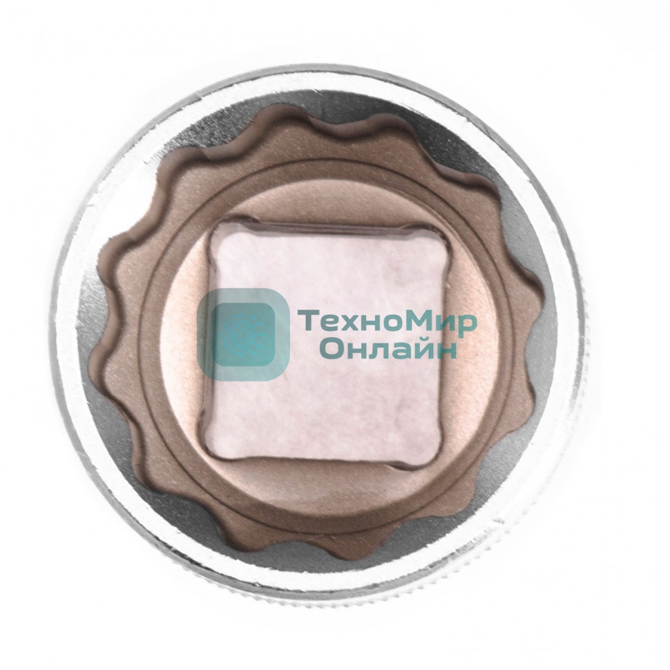 Головка торцевая Stels 24 мм, 12-гранная, CrV, под квадрат 1/2