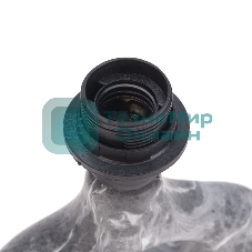 Светильник декоративный настольный Rexant Форте, основание кольцо под черный мрамор, белый абажур, цоколь Е27, 60Вт