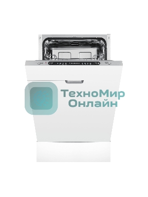 Встраиваемая посудомоечная машина Maunfeld MLP4249G02, серебристый, 44.8 см, 9 компл., 49 дБ, класс A++