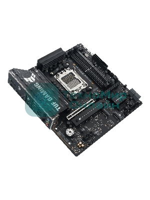 Материнская плата ASUS TUF GAMING B850M-E WIFI, AM5, AMD B850, 4xDDR5, 4xSATA, 3xM.2, 1xPCIe 5.0 x16, 1xPCIe 4.0 x16, 1xPCIe 3.0 x1, 1xHDMI (v2.1), 2xDP (v1.4), 1x2.5Gb LAN, Wi-Fi 6E, Bluetooth 5.3, 1xUSB-C 10Gbps, 2xUSB-A 10Gbps, 2xUSB-A 5Gbps, 4xUSB-A 2.0, 1xPS/2, 3x3.5 мм, 7.1, mATX