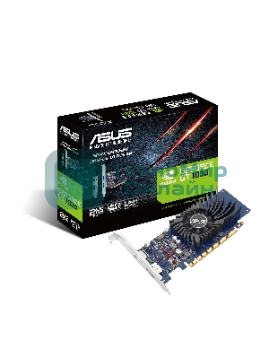 Видеокарта AsusGT1030-2G-BRK nVidia GeForce GT 1030 2048Mb 64bit GDDR5 1228/6008/HDMIx1/DPx1/HDCP PCI-Elow profile Ret