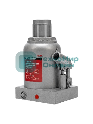 Домкрат гидравлический бутылочный Matrix, 30 т, h подъема 244–370 мм