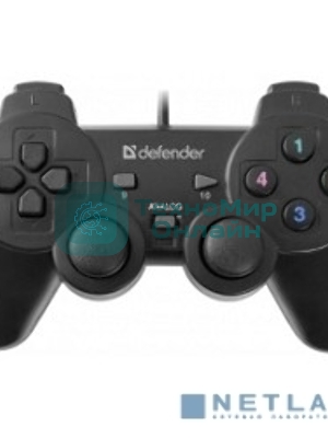 Геймпад Defender Omega USB, Проводной геймпад, 12 кнопок, 2 стика