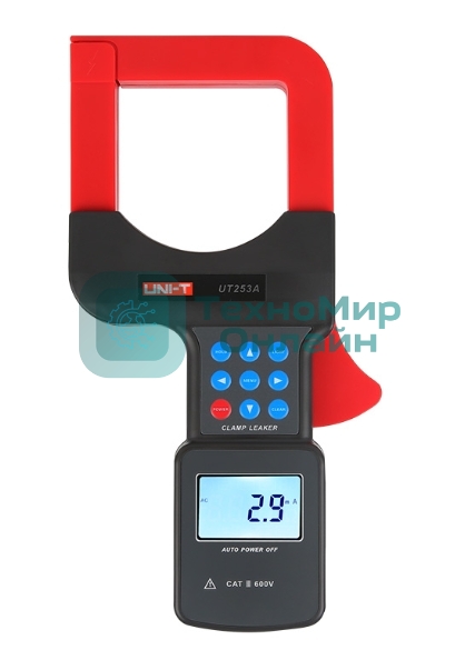 Токоизмерительные клещи UT253A, 600В, 1200А, 60МОм, увеличенные зажимы