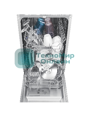 Встраиваемая посудомоечная машина Maunfeld MLP4249G02, серебристый, 44.8 см, 9 компл., 49 дБ, класс A++