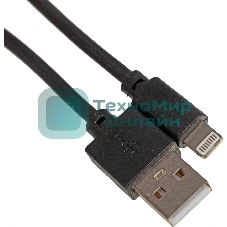 Кабель-Lightning (m) 1м черный