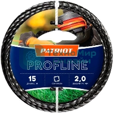 Леска для садовых триммеров Patriot Profline d=2.0мм L=15м (805402201)