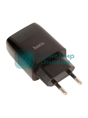Сетевое зарядное устройство QC 3.0/ HOCO HC-32507 C72Q/ 1 USB/ Выход: 5V_9V_12V, 18W, черный