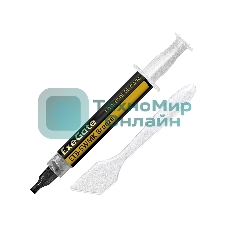 Термопаста ExeGate ETb-5WMK Bronze (4,9 Вт/(м•К), 1.5г, шприц с лопаткой)