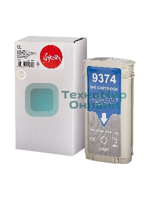 Картридж струйный Sakura C9374A (№72 Grey) для HP, серый, 130 мл.