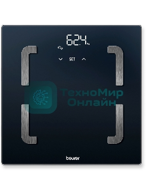 Весы напольные электронные Beurer BF880 WI-FI макс.180кг черный