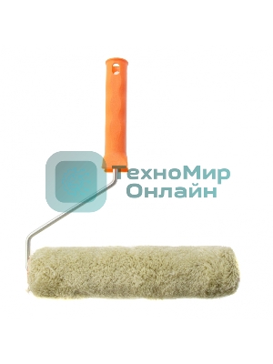 Валик Сибртех Фасадные работы, 250мм, ворс 18мм, D 36мм, D ручки 6 мм, полиакрил, полиэстер