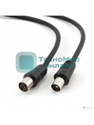 Кабель телевизионный Cablexpert, CCV-515-5M, Coaxial M/F, 5м