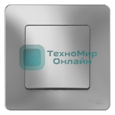 Выключатель 1-кл. СП Blanca (сх.1) 10А 250 В алюм. SchE BLNVS010103