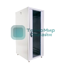 Шкаф телекоммуникационный напольный ЭКОНОМ 30U (600 × 600) дверь стекло, дверь металл