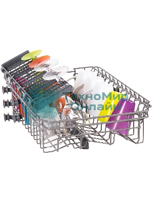 Посудомоечная машина Maunfeld MWF08B, белый, 44.8 см, 9 компл., 49 дБ, класс A++