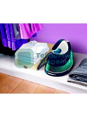 Парогенератор Philips 2400 Вт, удар 400 г, пар 120 г/мин, 6,5 бар, SteamGlide, OptimalTEMP, автоотключение