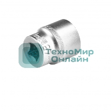 Головка торцевая, 27 мм, 12-гранная, CrV, под квадрат 1/2