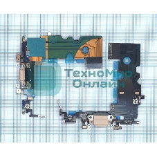 Шлейф разъема питания для iPhone 8 золотой