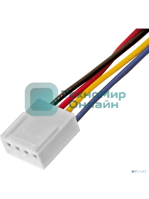 Вентилятор для корпуса ExeGate E12025S4P-PWM черный, 120 мм, 1500 об/мин, 25 дБ, 4 pin