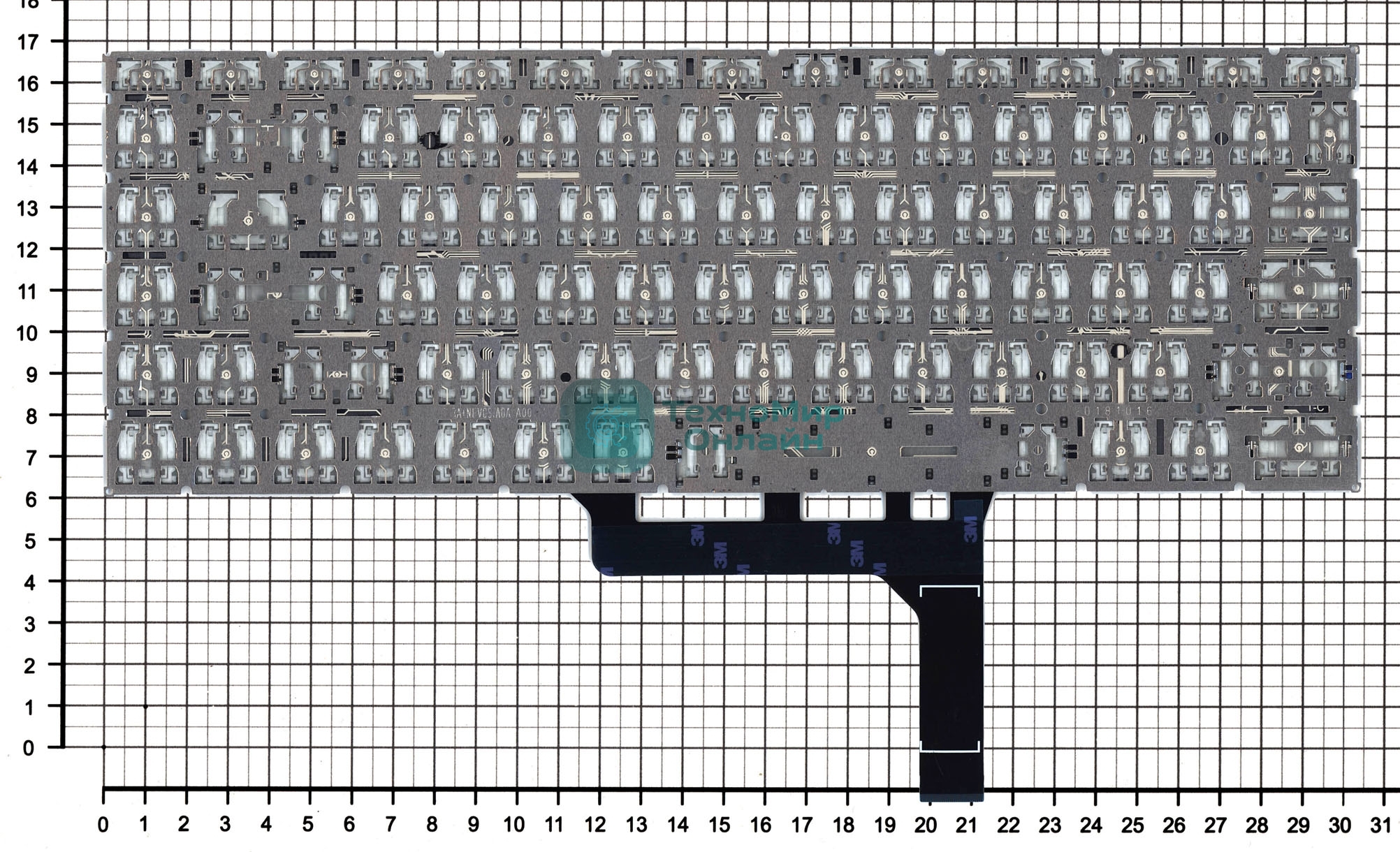 Клавиатура для ноутбука MSI GF63 GF63 8RC GF63 8RD, серебристая с подсветкой