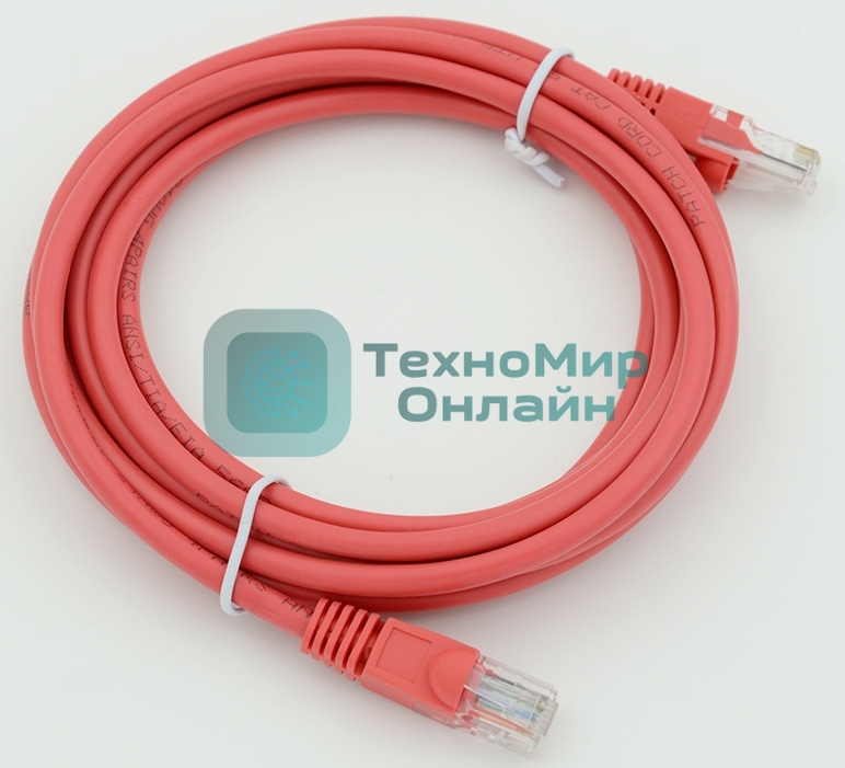 Патч-корд molded 5E Copper 3m красный
