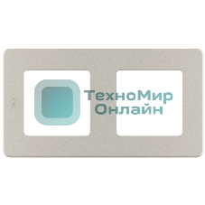 Рамка 2 поста шампань Inspiria