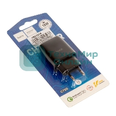 Сетевое зарядное устройство QC 3.0/ HOCO HC-32507 C72Q/ 1 USB/ Выход: 5V_9V_12V, 18W, черный