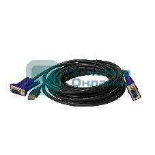 Кабель KVM ORIGO OKVMCU3/A1A с разъемами VGA и USB, 3 м