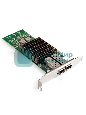 Сетевой адаптер ExeGate EXE-MCX3-2SFP+ (PCI-E x8 v.3, порты 2x SFP+, Dual 10Gb/s, Server NIC Chipset Mellanox ConnectX-3)