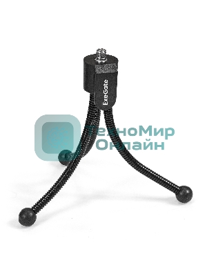 Веб-камера ExeGate BlackView C615 1920x1080, 30 кадр/с, USB Type-A, микрофон (шумоподавление), шторка приватности, универсальное крепление, штатив в комплекте