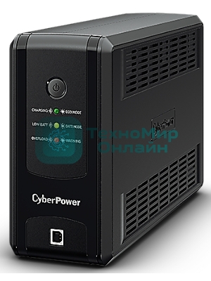 Источник бесперебойного питания CyberPower Line-Interactive UT850EG, 850VA/425W, USB/RJ11/45, (3 EURO)