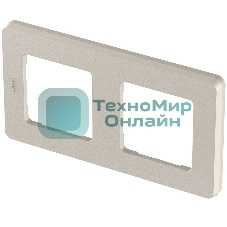 Рамка 2 поста шампань Inspiria