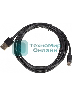 Кабель USB (m)-Lightning (m) 2м черный