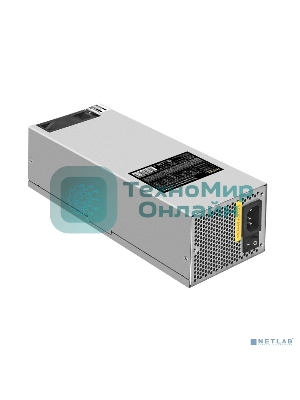 Блок питания серверный 400W ExeGate EX292186RUS ServerPRO-2U-400ADS (2U, APFC, КПД 85% (80 PLUS Bronze), 6см ball bearing fan, 24pin, 2x8pin, 5xSATA, 3xIDE)